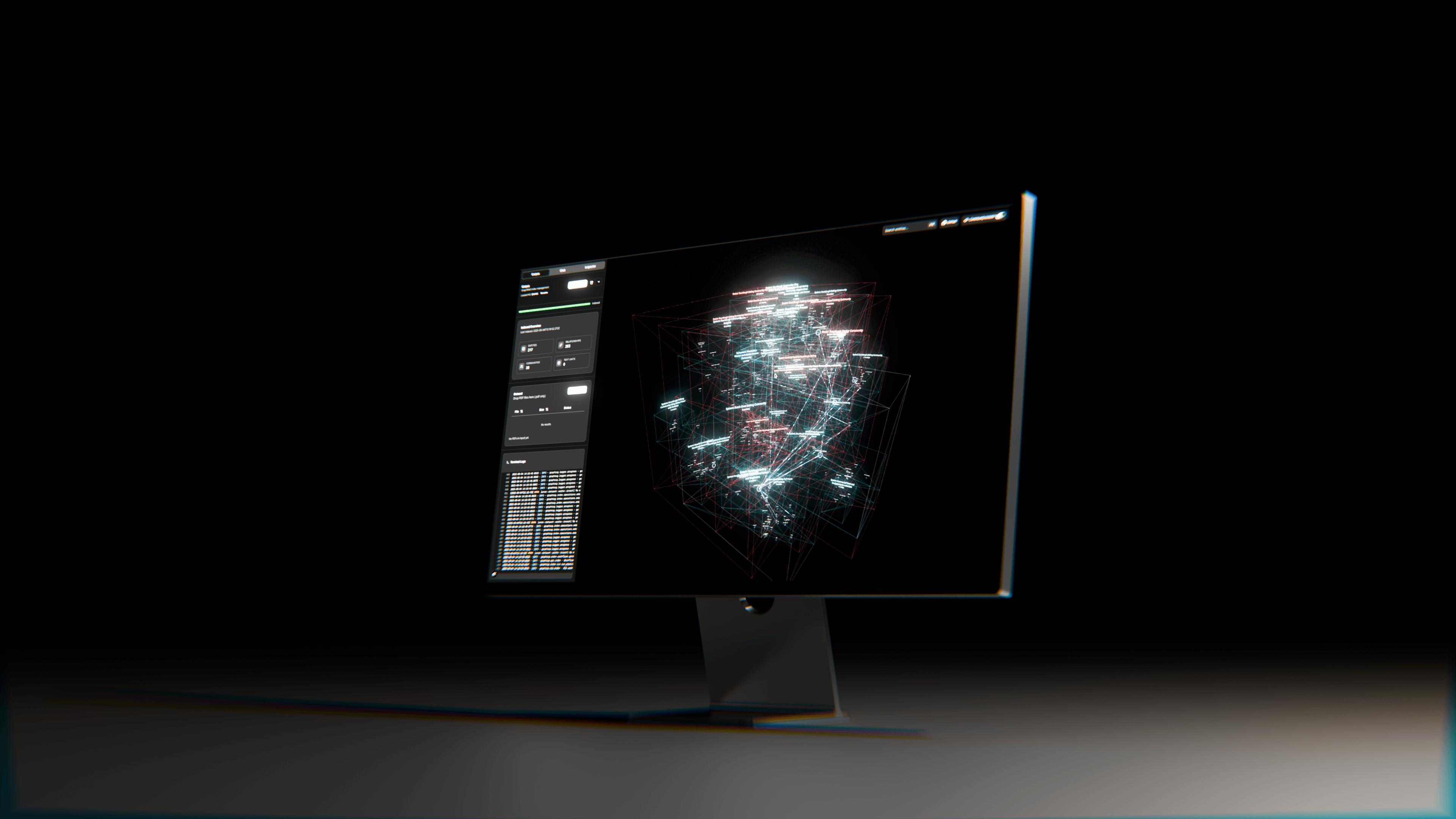 GraphRAG Workbench hero background
